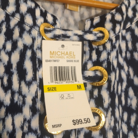 Michael Kors lace up knee-length dress - Picture 4 of 6